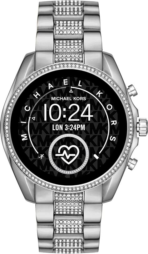 silver watch women's michael kors|michael kors access watch silver.